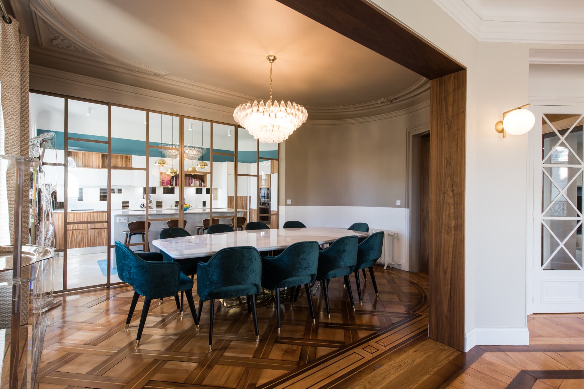 Rénovation d'un appartement haussmannien de prestige à Paris